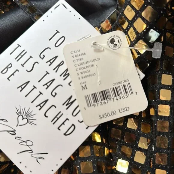 Free People BRENDA KNIGHT Nigel Preston Sue Ellen Gown/ size M - Picture 13 of 13